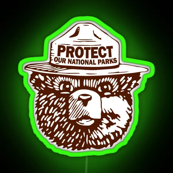Protect Our Parks RGB Neon Sign