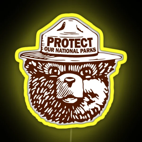 Protect Our Parks RGB Neon Sign