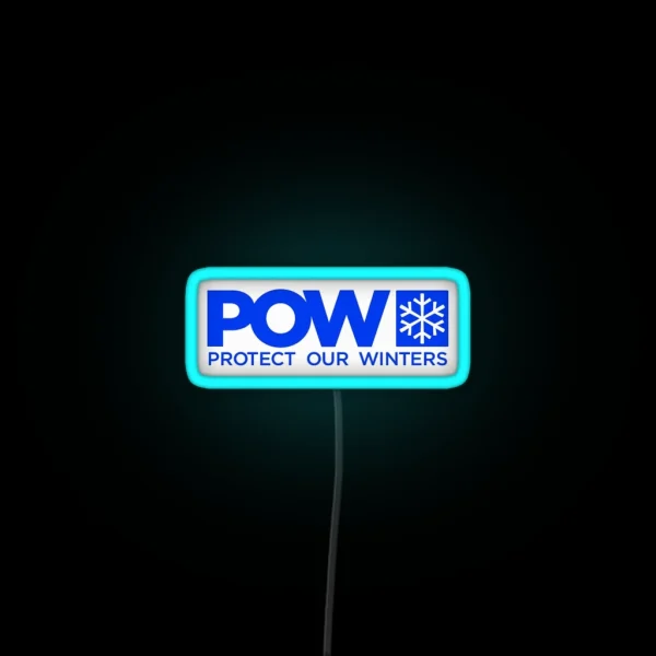 Protect Our Winters RGB Neon Sign
