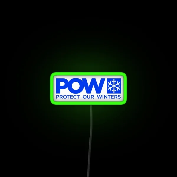 Protect Our Winters RGB Neon Sign
