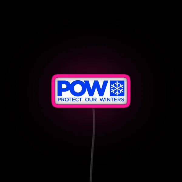 Protect Our Winters RGB Neon Sign