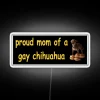 Proud owner of my fabulous, gay little Chihuahua's rainbow pride