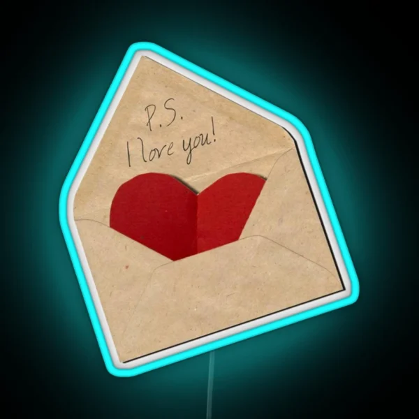 Ps I Love You RGB Neon Sign