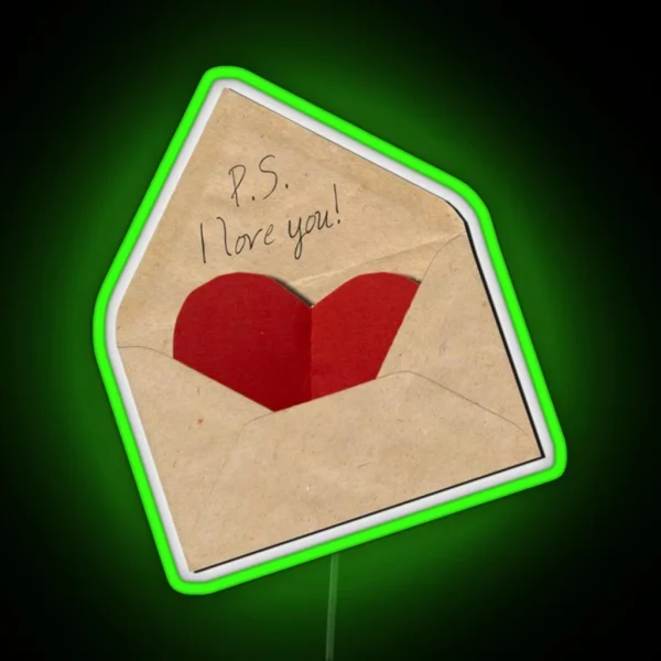 Ps I Love You RGB Neon Sign