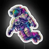 Galactic Odyssey: Vibrant RGB Neon Sign for Space Enthusiasts' Digs