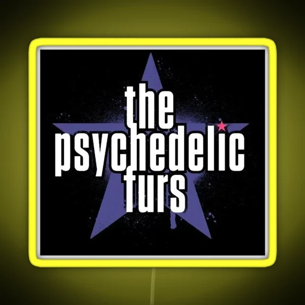 Psychedelic Furs New Logo RGB Neon Sign