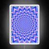 Vibrant RGB Neon Sign with Psychedelic Blue and Pink Pulse Effect