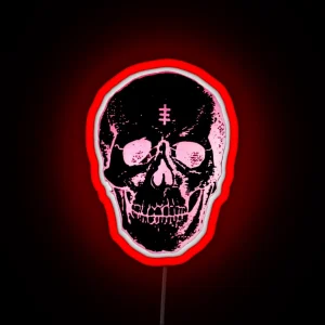 Psychic TV Scull Design RGB Neon Sign