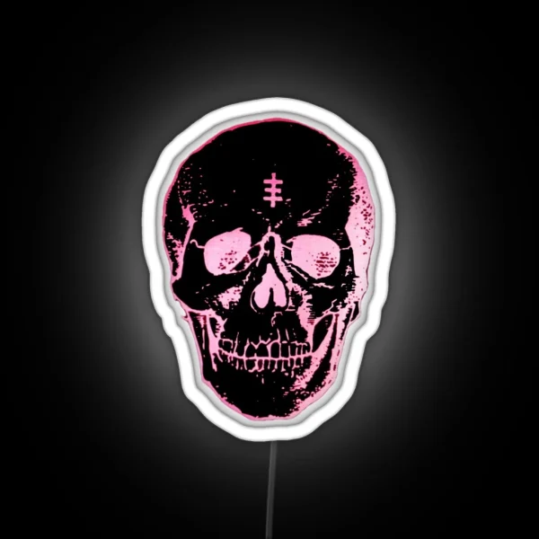 Psychic TV Scull Design RGB Neon Sign