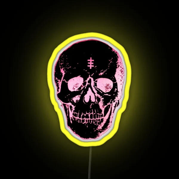Psychic TV Scull Design RGB Neon Sign