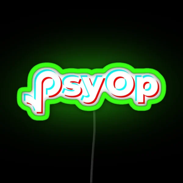 Psyop RGB Neon Sign