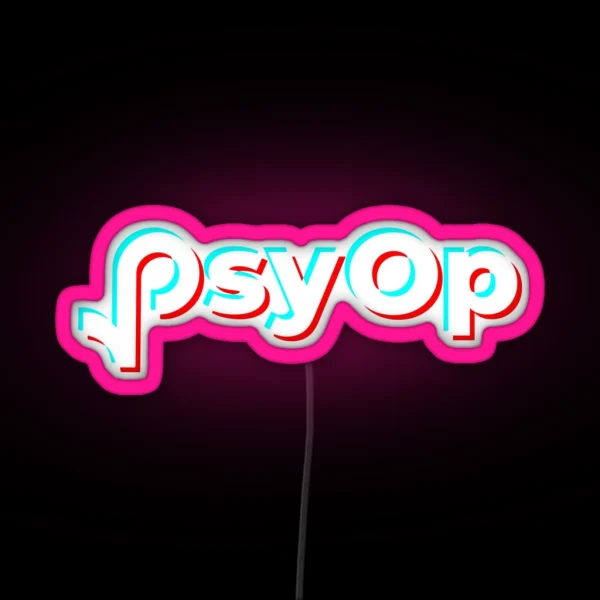 Psyop RGB Neon Sign