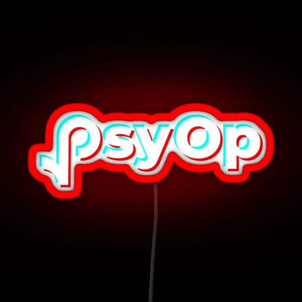Psyop RGB Neon Sign