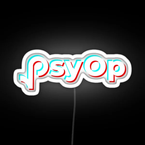Psyop RGB Neon Sign
