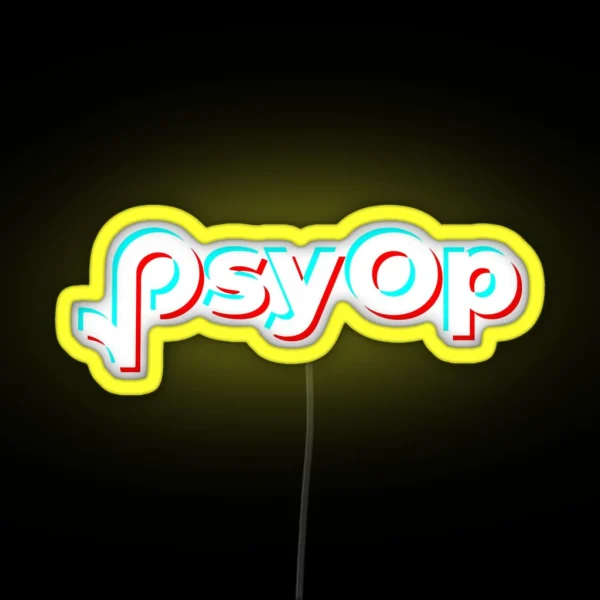 Psyop RGB Neon Sign