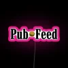 RGB LED Canvas Sign for Modern Bars and Restaurants Decoration