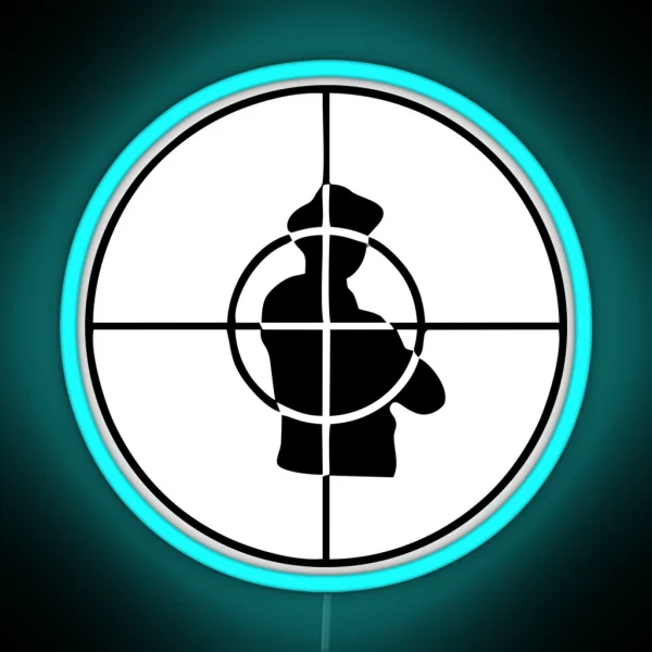 Public Enemy Logo RGB Neon Sign