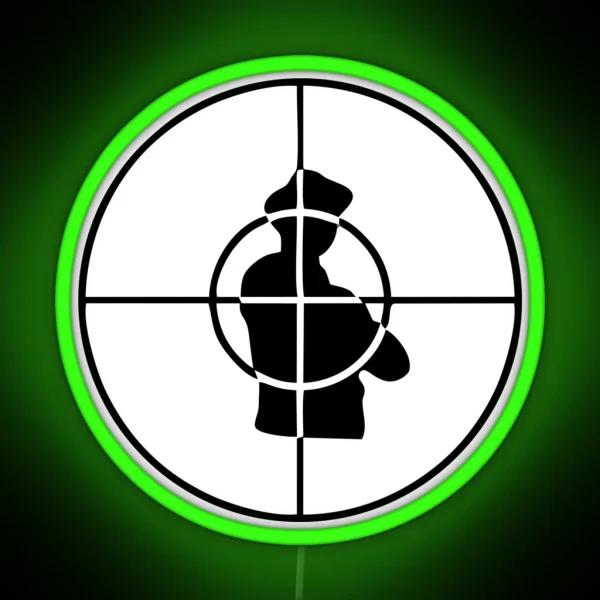 Public Enemy Logo RGB Neon Sign
