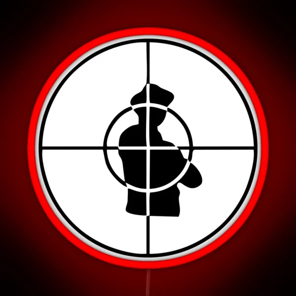 Public Enemy Logo RGB Neon Sign