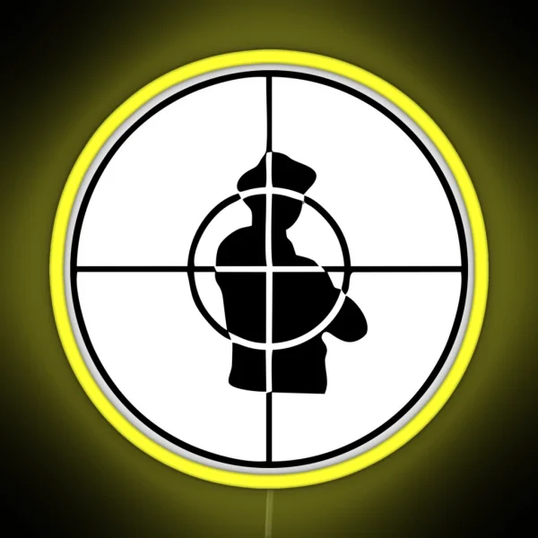 Public Enemy Logo RGB Neon Sign