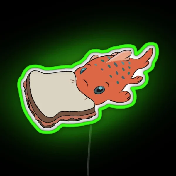Pudge The Fish RGB Neon Sign