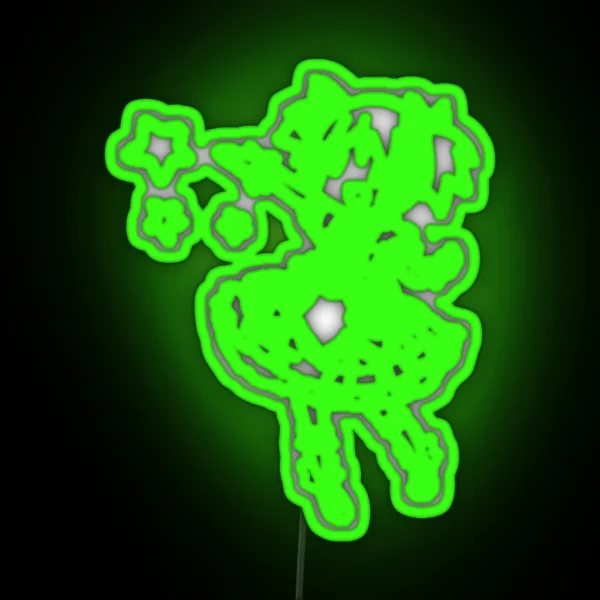Puella Magi Madoka Magica Madoka Kaname RGB Neon Sign