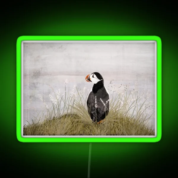 Puffin RGB Neon Sign