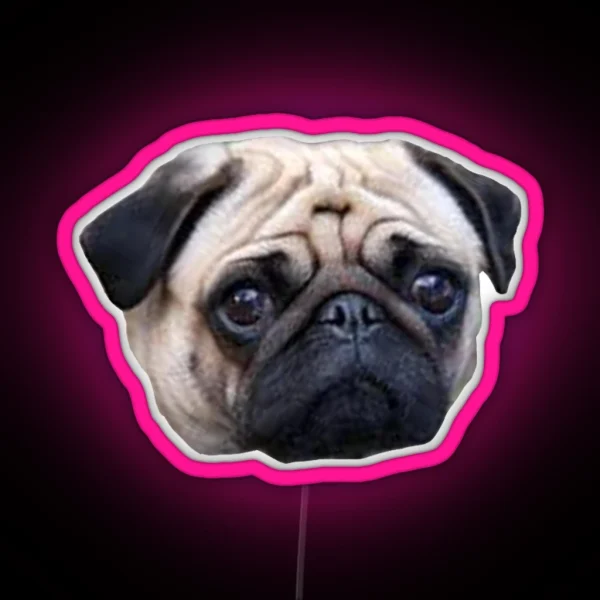 Pug RGB Neon Sign