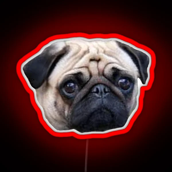 Pug RGB Neon Sign