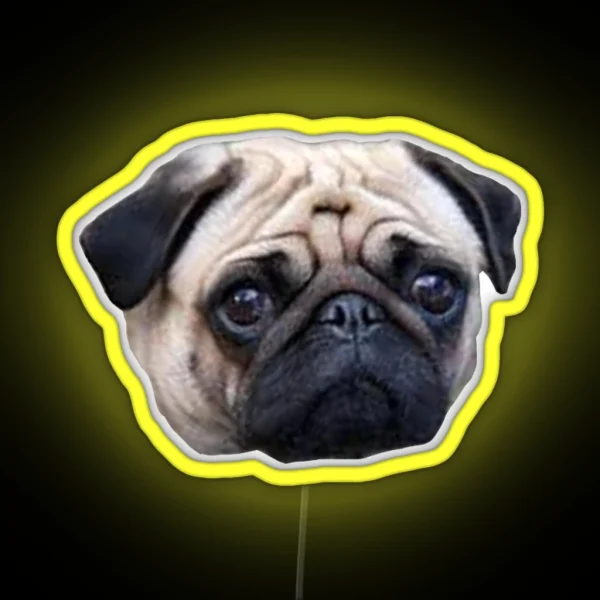 Pug RGB Neon Sign