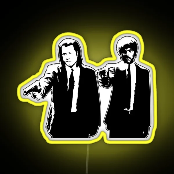 Pulp Fiction RGB Neon Sign