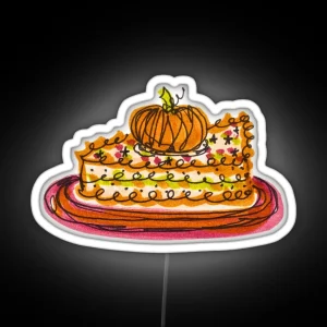 Pumpkin Cake RGB Neon Sign