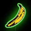 Add edgy bohemian flair with punk banana neon sign lighting.