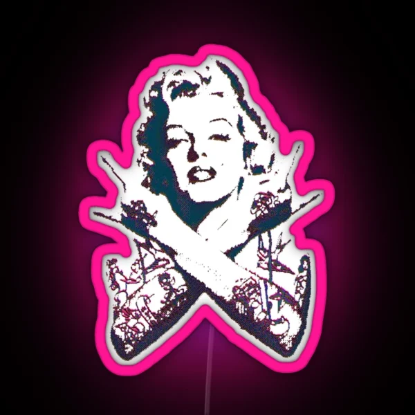 Punk Marilyn RGB Neon Sign