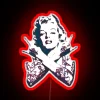 Add rebellious flair with this vibrant, iconic Marilyn Monroe tribute.