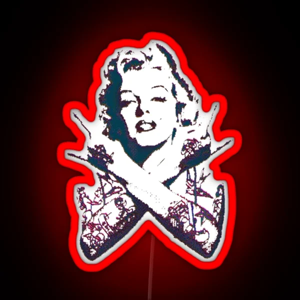 Punk Marilyn RGB Neon Sign