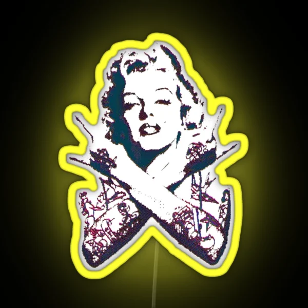 Punk Marilyn RGB Neon Sign