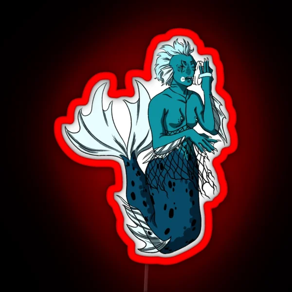 Punky Mermaid RGB Neon Sign