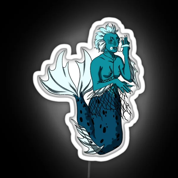 Punky Mermaid RGB Neon Sign