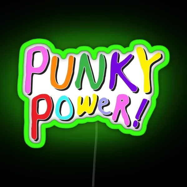 Punky Power RGB Neon Sign