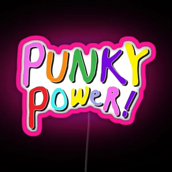 Punky Power RGB Neon Sign