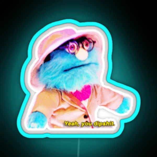 Puppet History Professor RGB Neon Sign
