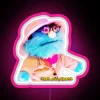 Vintage Academic RGB Neon Sign with Puppetry Educational Classroom Theme