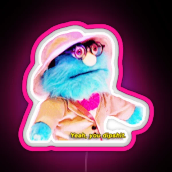 Puppet History Professor RGB Neon Sign