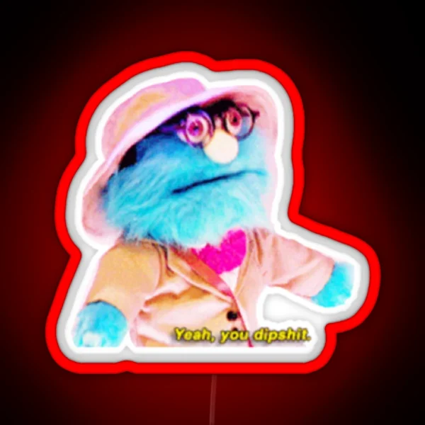 Puppet History Professor RGB Neon Sign