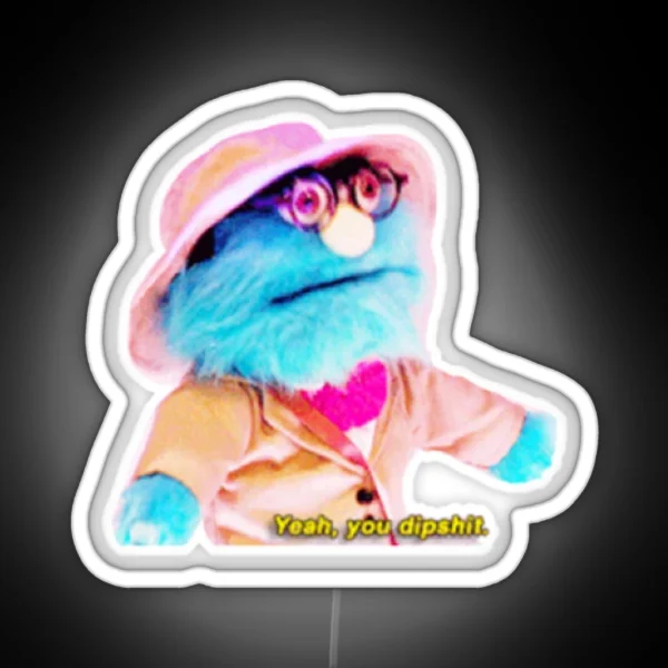 Puppet History Professor RGB Neon Sign