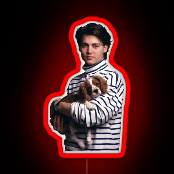 Puppy Depp RGB Neon Sign
