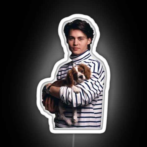 Puppy Depp RGB Neon Sign
