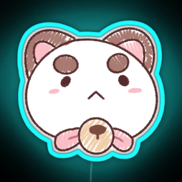 Puppycat RGB Neon Sign
