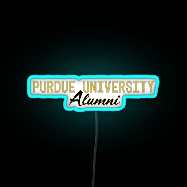 Purdue Alumni RGB Neon Sign